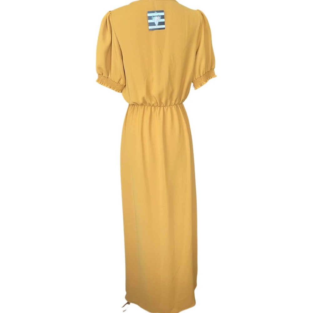 🌻🌻 Everly Mustard Yellow Maxi Dress 🌻🌻 - Picture 3 of 4